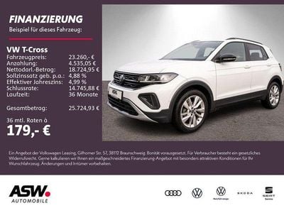 Pure white Gebraucht 2025 VW T-Cross Life SUV | 23.260 € (Guter Preis)