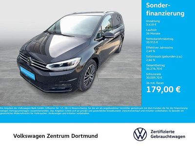 Gebraucht VW Touran Highline 150 PS (110 kW) 2025 Schwarz Van / Kleinbus