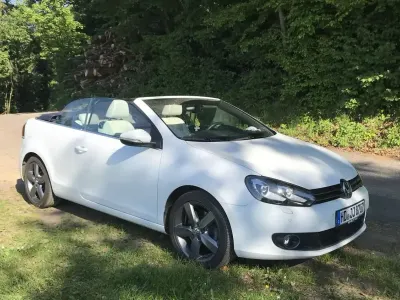 Gebraucht VW Golf Cabriolet Exclusive 160 PS (117 kW) 2014 Weiß Cabrio
