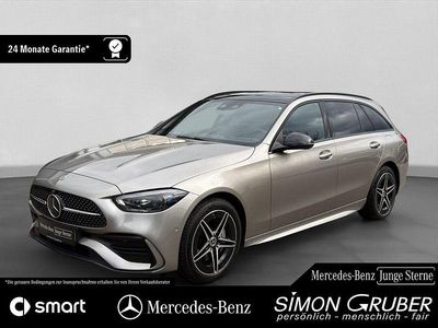 Mojavesilber (metallic) Gebraucht 2023 Mercedes C300e AMG Kombi | 47.900 € (Teuer)