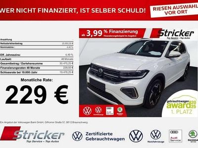 Pure white Gebraucht 2025 VW T-Cross R-line SUV | 25.949 € (Guter Preis)
