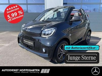 Gebraucht Smart ForTwo Electric Drive Exclusive 60 kW (82 PS) 2024 Schwarz Cabrio