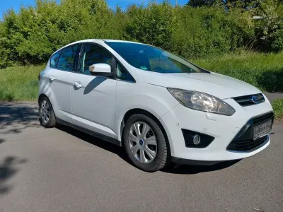 Gebraucht Ford C-MAX Titanium 140 PS (102 kW) 2014 Weiß Van / Kleinbus