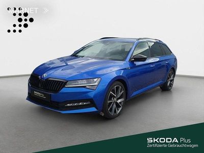 Second-hand Skoda Superb SportLine 200 CP (147 kW) 2022 Albastru Break