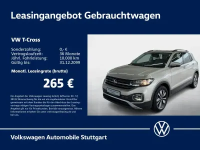 Gebraucht VW T-Cross Move 110 PS (80 kW) 2023 Silber SUV