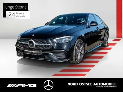 Gebraucht Mercedes C300 AMG 265 PS (194 kW) 2025 Obsidianschwarz metallic Limousine