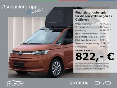 Gebraucht VW T7 California 245 PS (180 kW) 2025 Energetic orange metallic Van