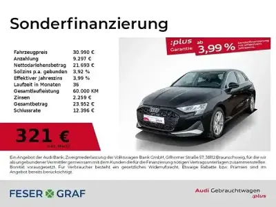 Gebraucht Audi A3 Advanced 150 PS (110 kW) 2025 Mythosschwarz metallic Limousine