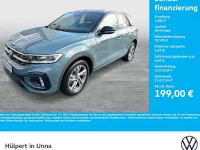 Usata VW T-Roc R-line 110 CV (80 kW) 2023 Blu SUV