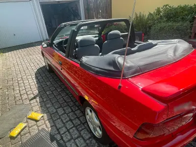 Gebraucht Ford Escort Cabriolet 90 PS (66 kW) 1995 Rot Cabrio