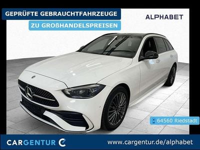 Gebraucht Mercedes C300e AMG line 313 PS (230 kW) 2022 Polarweiß Kombi