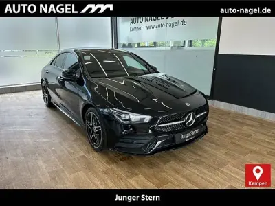 Gebraucht Mercedes CLA200 AMG 163 PS (119 kW) 2023 Unilack nachtschwarz Coupé