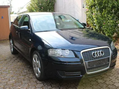 Gebraucht Audi A3 Attraction 105 PS (77 kW) 2005 Blau Kleinwagen