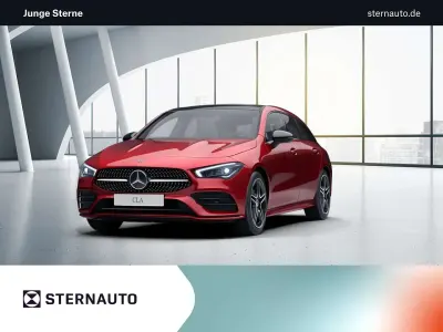 Gebraucht Mercedes CLA250e AMG line 160 PS (117 kW) 2022 Manufaktur patagonienrot metallic Coupé