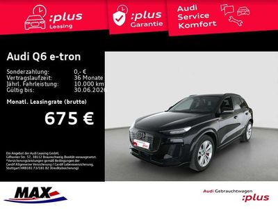 Gebraucht Audi Q6 e-tron S-Line 284 kW (387 PS) 2025 Mythosschwarz metallic (metallic) SUV