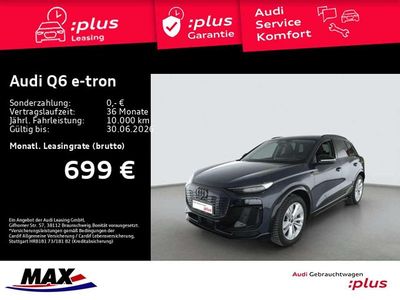 Gebraucht Audi Q6 e-tron S-Line 284 kW (387 PS) 2025 Plasmablau metallic (metallic) SUV