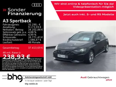 Gebraucht Audi A3 S-Line 150 PS (110 kW) 2025 Schwarz Limousine