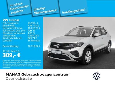 Gebraucht VW T-Cross IQ Drive 150 PS (110 kW) 2024 Reflexsilber metallic SUV