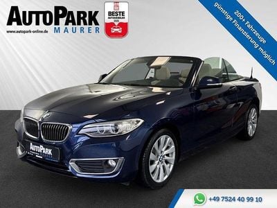 Gebraucht BMW 220 Luxury Line 190 PS (139 kW) 2015 Blau Cabrio