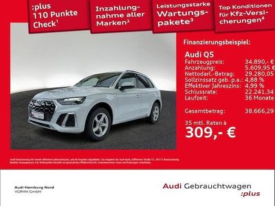 Gebraucht Audi Q5 S-Line 204 PS (150 kW) 2023 Weiß SUV