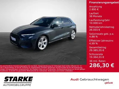 Używany Audi A3 Advanced 204 KM (150 kW) 2023 Szary Sedan/Limuzyna