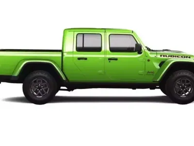Nouvelle Jeep Gladiator Rubicon 284 ch (208 kW) 2026 Vert Pick-up
