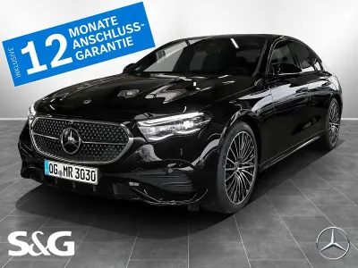 Gebraucht Mercedes E220 AMG 197 PS (144 kW) 2025 Metalliclack obsidianschwarz Limousine