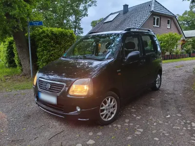 Gebraucht Suzuki Wagon R+ 76 PS (55 kW) 2002 Schwarz Van / Kleinbus