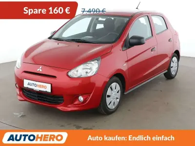 Gebraucht Mitsubishi Space Star Diamant Edition 71 PS (52 kW) 2016 Rot Kleinwagen