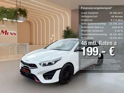 Brugt Kia ProCeed GT GT 204 HK (150 kW) 2023 Hvid Hatchback