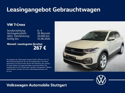 Gebraucht VW T-Cross Style 110 PS (80 kW) 2023 Grau SUV