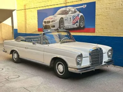 Brugt Mercedes 220 SE 1965 Hvid Cabriolet