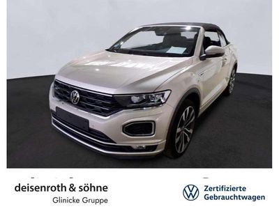 Gebraucht VW T-Roc Cabriolet R-line 150 PS (110 kW) 2021 Ivory silver metallic Cabrio