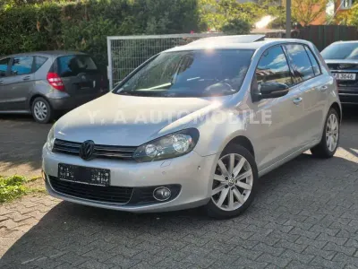 Gebraucht VW Golf VI Highline 110 PS (80 kW) 2009 Silber Kleinwagen