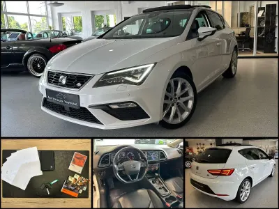Używany Seat Leon Beats 150 KM (110 kW) 2018 Biały Sedan/Limuzyna