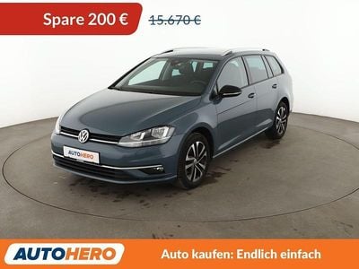 Blau Gebraucht 2020 VW Golf VII IQ Drive Kombi | 15.470 € (Fairer Preis)