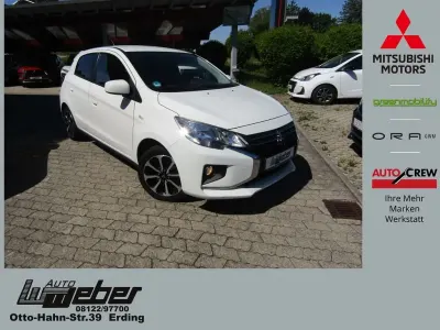 Gebraucht Mitsubishi Space Star Spirit+ 71 PS (52 kW) 2021 Island weiß Kleinwagen