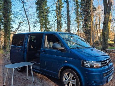 Usata VW T5 140 CV (102 kW) 2014 Blu Furgone
