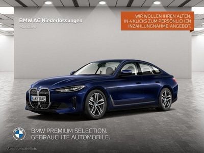 Blau Gebraucht 2022 BMW i4 Limousine | 34.480 € (Fairer Preis)