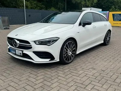 Gebraucht Mercedes CLA35 AMG Shooting Brake AMG 306 PS (225 kW) 2019 Weiß Kombi