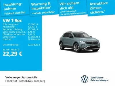 Gebraucht VW T-Roc Goal 116 PS (85 kW) 2025 Blau SUV