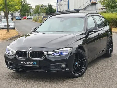 Gebraucht BMW 318 Advantage 150 PS (110 kW) 2018 Schwarz ii/bonnet fluid black Kombi