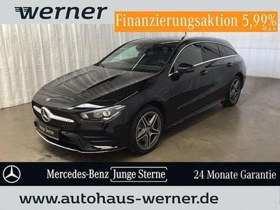 Gebraucht Mercedes CLA250e Shooting Brake AMG line 218 PS (160 kW) 2022 Unilack nachtschwarz Kombi