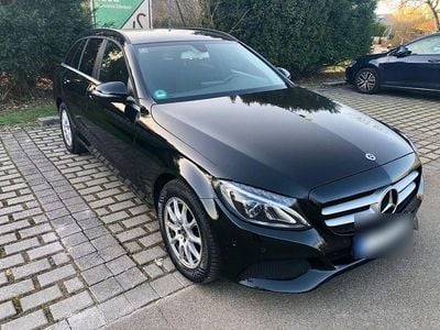 Brugt Mercedes C200 136 HK (100 kW) 2017 Sort Stationcar