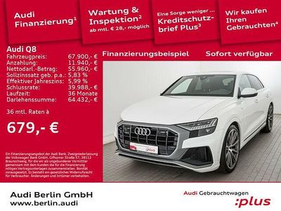 Gebraucht Audi Q8 Ambiente 381 PS (280 kW) 2022 Carraraweiß SUV