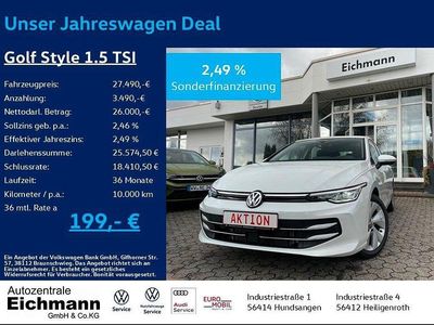 Gebraucht VW Golf VIII Style 150 PS (110 kW) 2025 Weiß Limousine