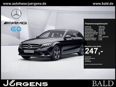 Gebraucht Mercedes C180 Avantgarde 156 PS (114 kW) 2020 Metalliclack obsidianschwarz Kombi