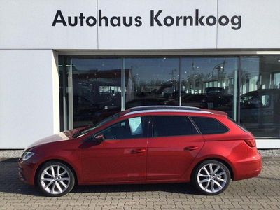 Usata Seat Leon ST FR 125 CV (91 kW) 2018 Rosso Station wagon
