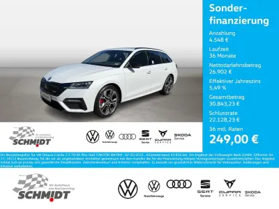 Gebraucht Skoda Octavia RS 245 PS (180 kW) 2023 Weiß Kombi