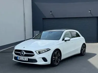 Używany Mercedes A180 AMG Edition 1 136 KM (100 kW) 2019 Biały Sedan/Limuzyna